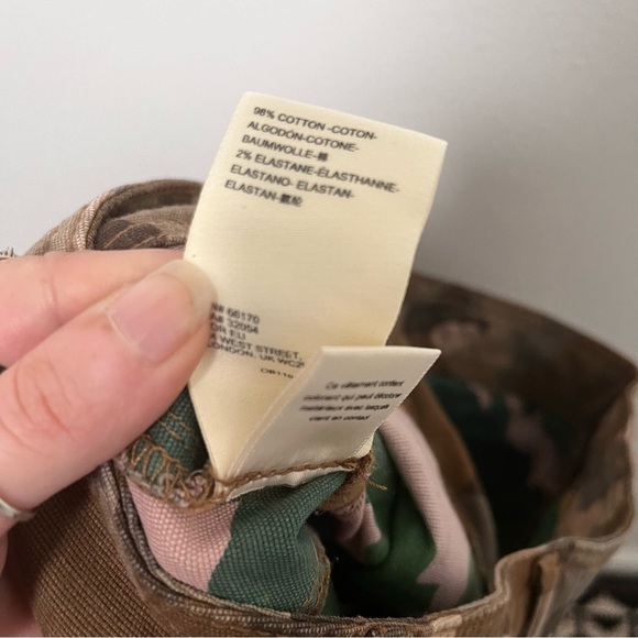 Anthropologie The Wanderer Camo Utility Shorts Size 26 - Picture 11 of 11